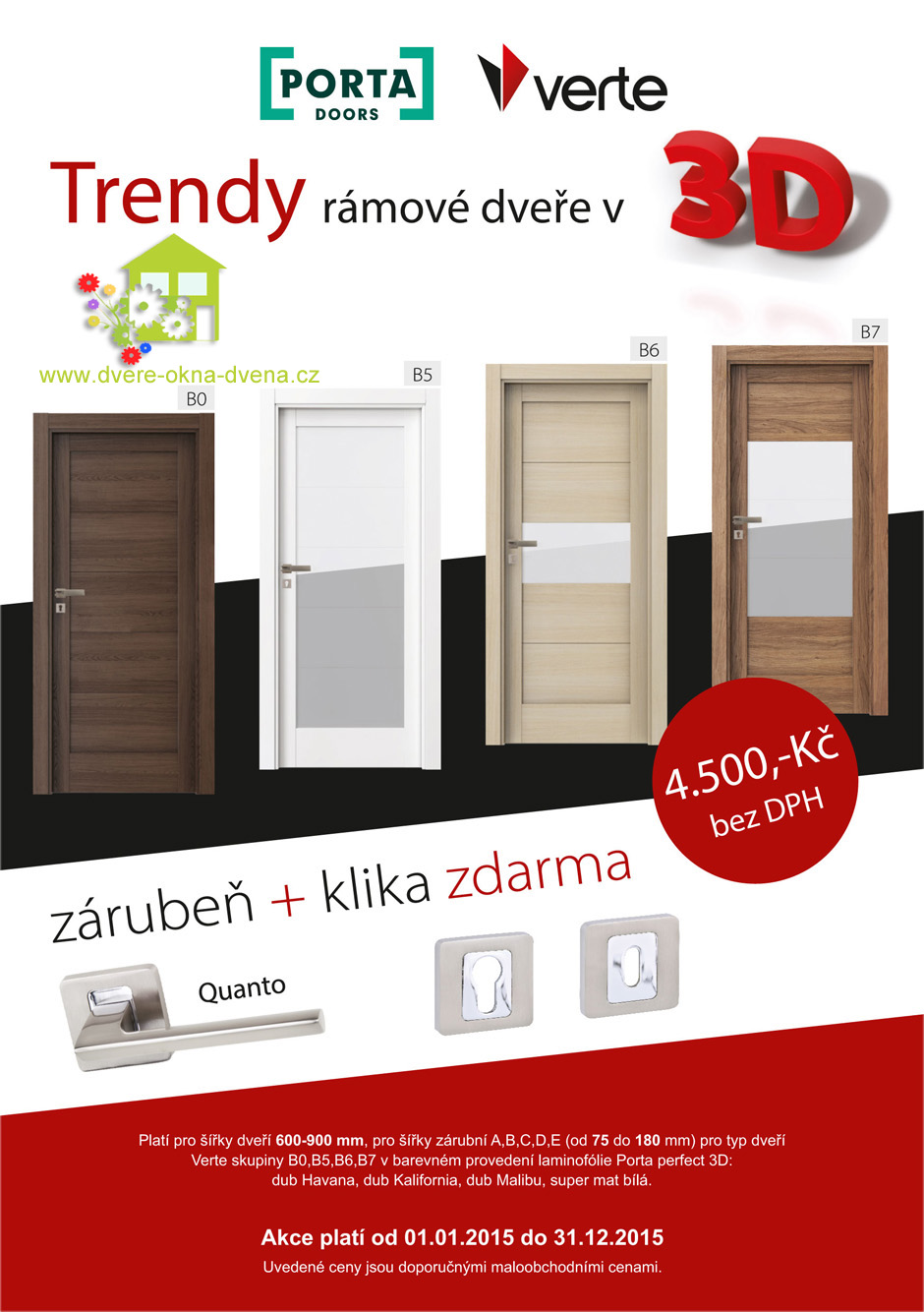 Adkce na dveře - Dveře-okna-Dvena Hradec Králové